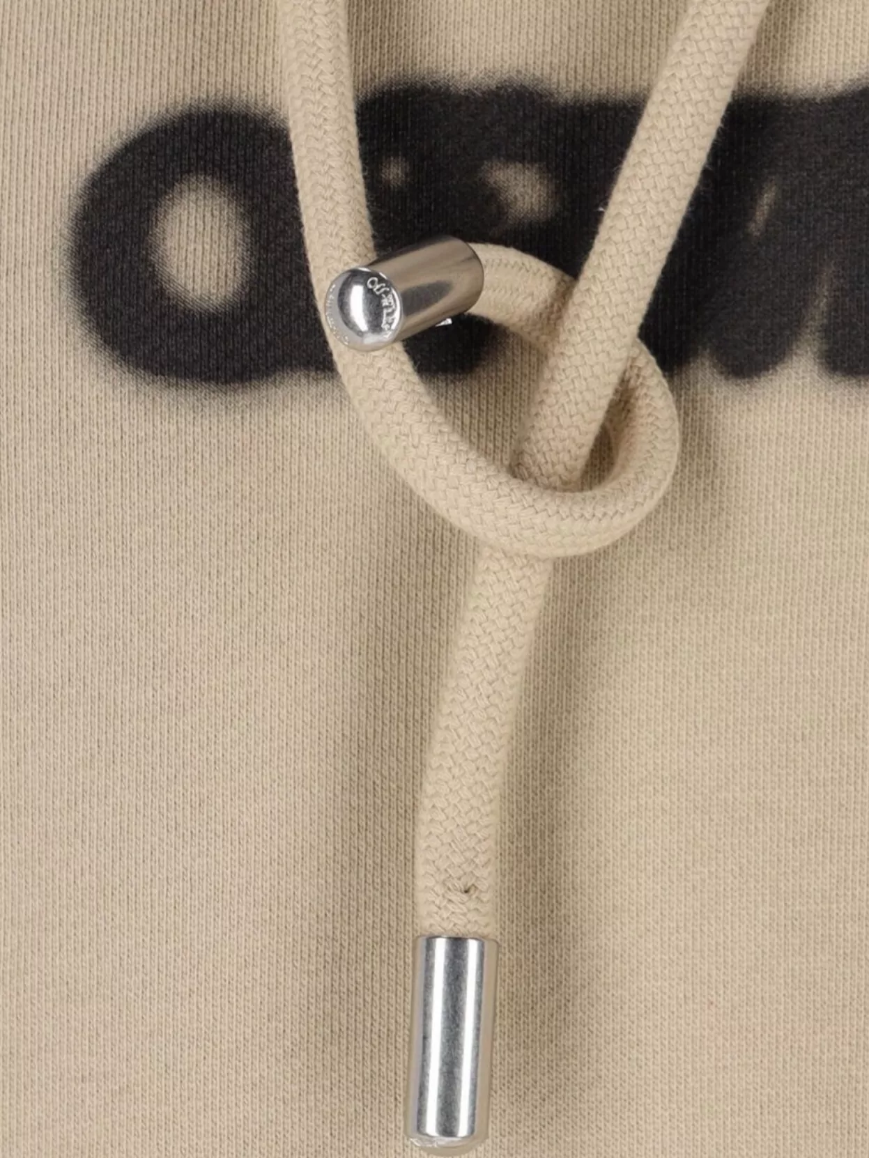 Off-White Graphic Print Hooded Sweatshirt