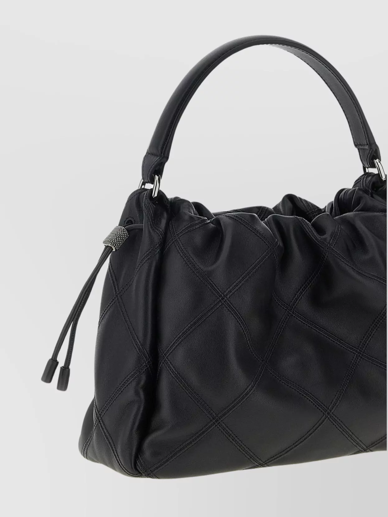 Brunello Cucinelli Small Quilted Bucket Handbag Strap