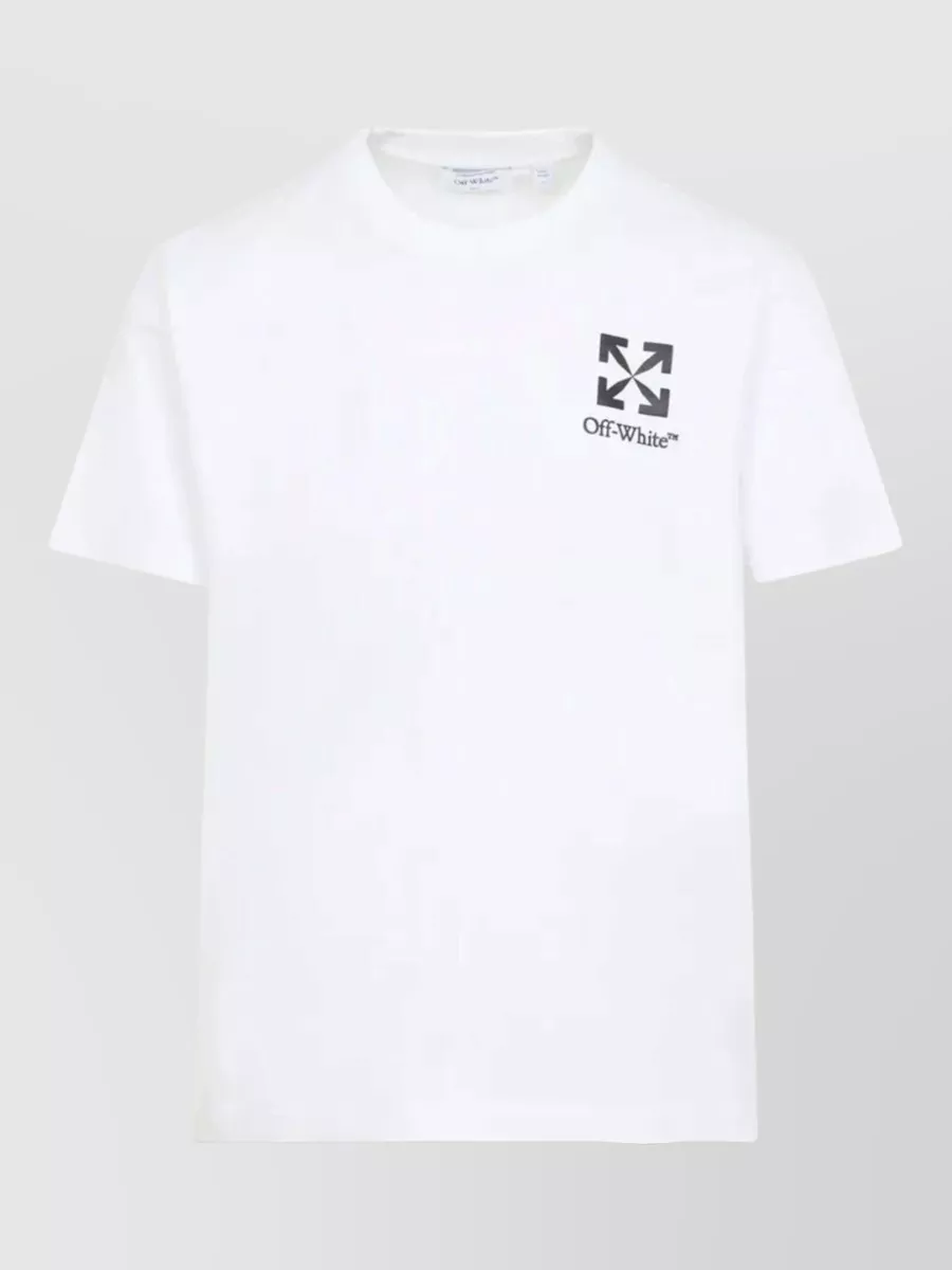 Off-White Cotton slim-fit short-sleeve t-shirt
