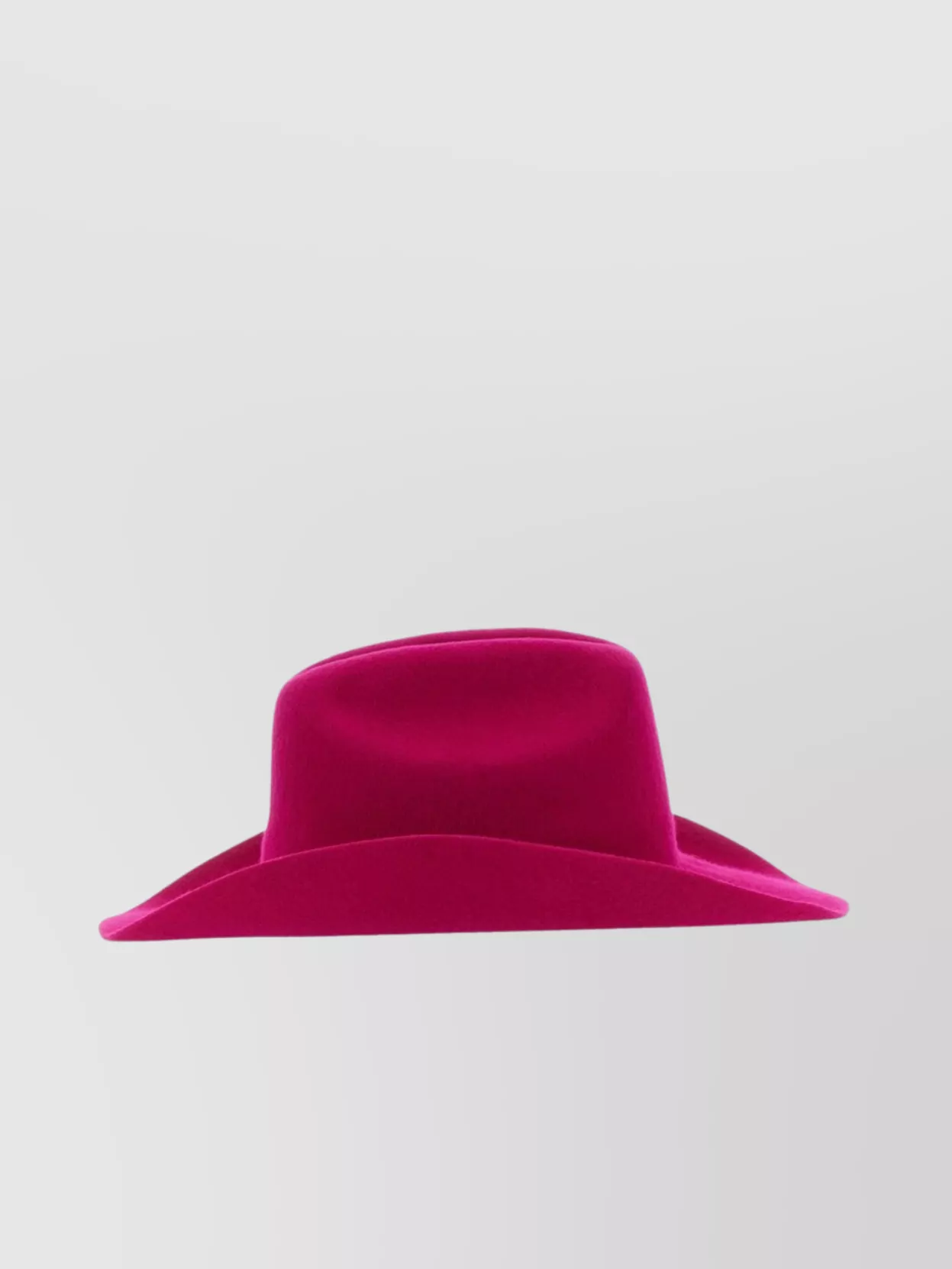 Ruslan Baginskiy Fuchsia Fedora Hat With Tonal Logo Embroidery In Wool