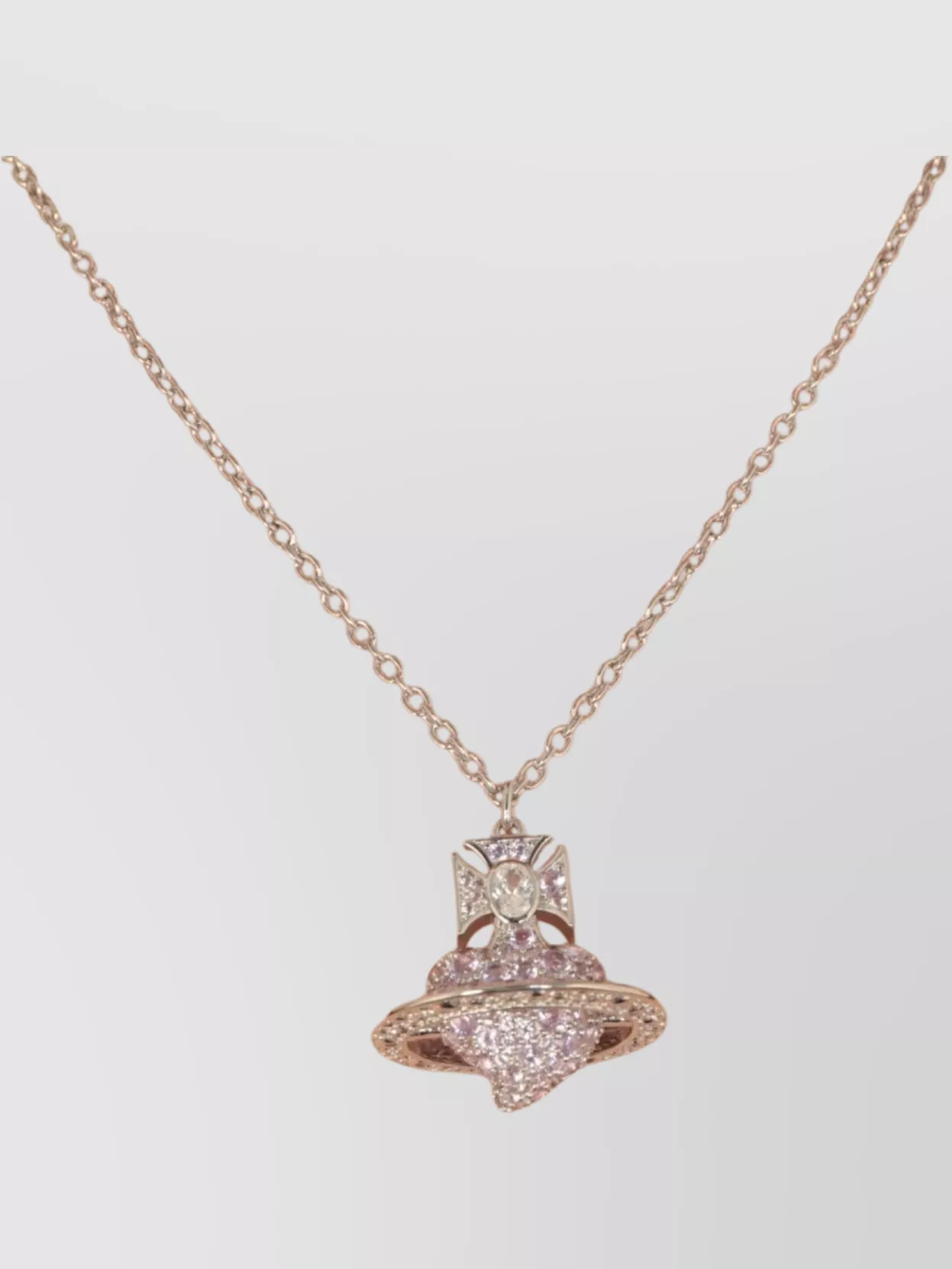 Vivienne Westwood Orb Pendant Silver Brass Necklace Chain Link