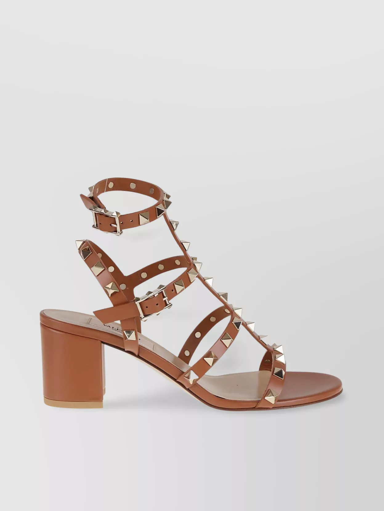Valentino Rockstud Block Heel Sandals