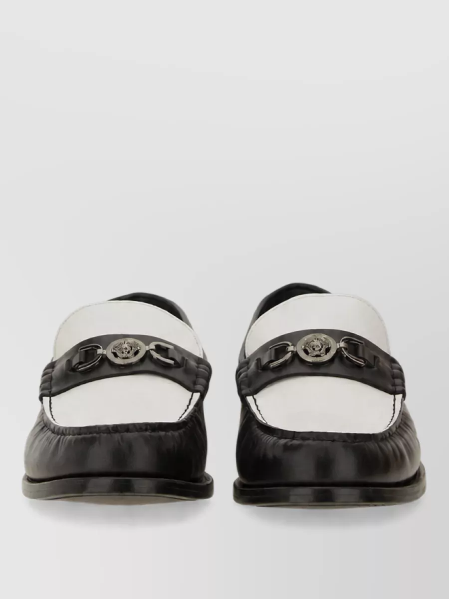 Versace Leather Loafers