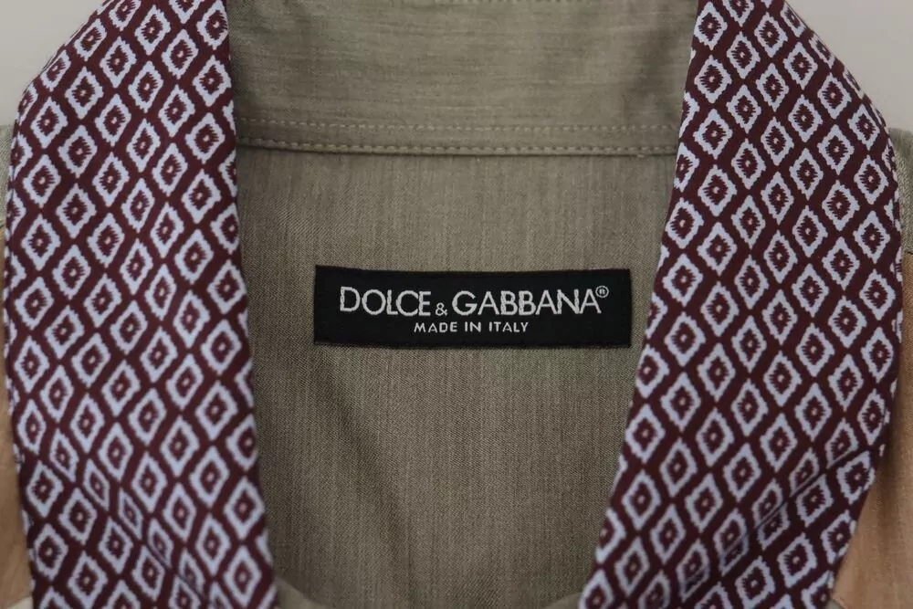 Dolce&Gabbana Patchwork Slim Shirt