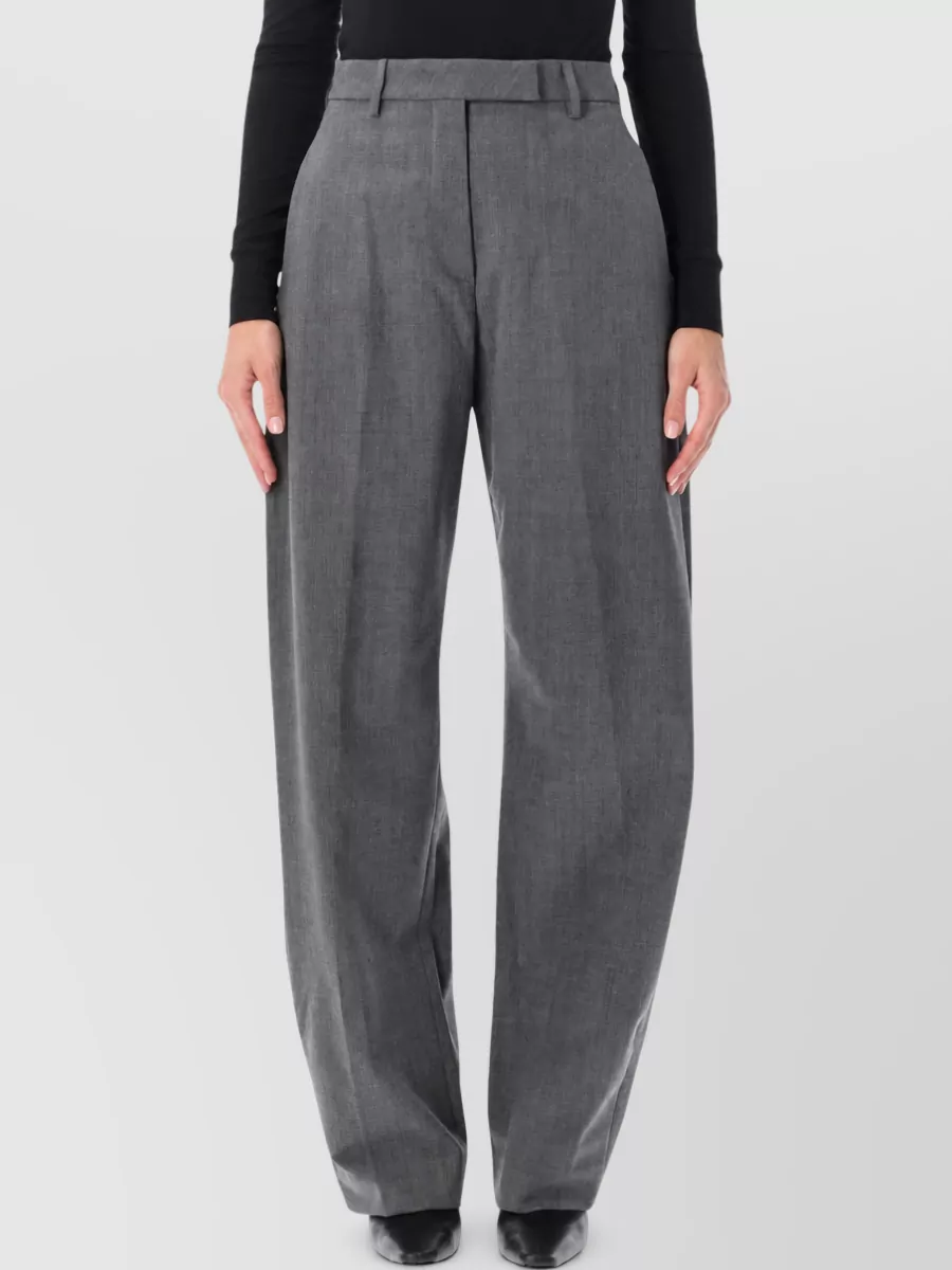 Thelatest high-rise wide-leg suit trousers