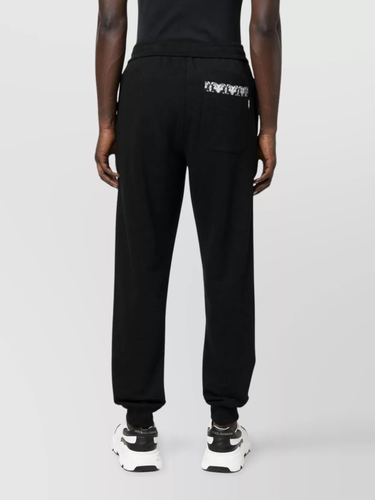 Versace Comfortable Joggers With Pockets And Ribbed Cuffs
