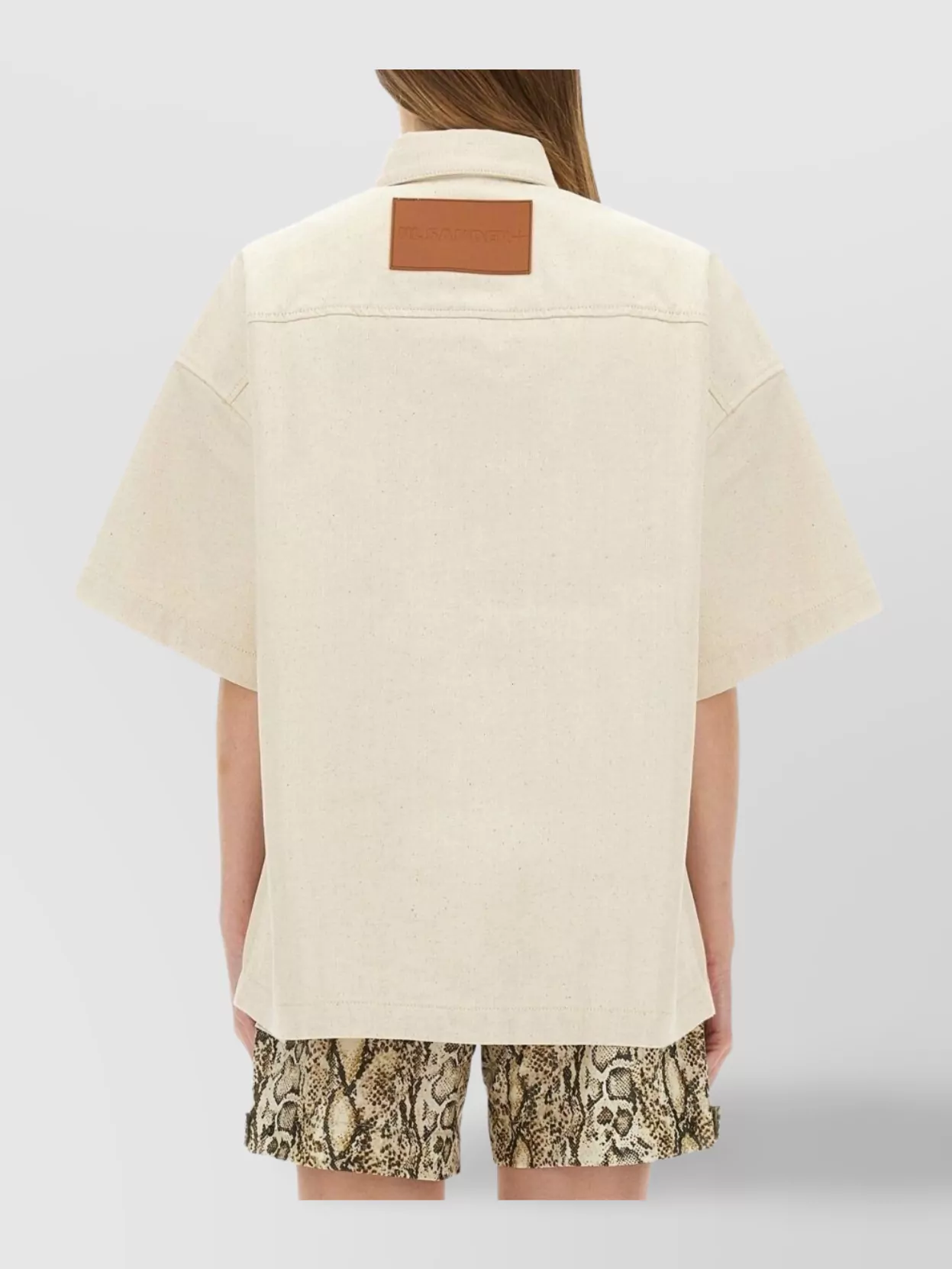 Jil Sander Oversized Cotton Shirt Boxy Silhouette