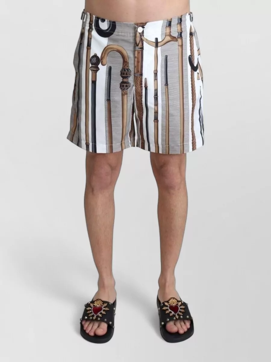 Dolce&Gabbana printed swim shorts
