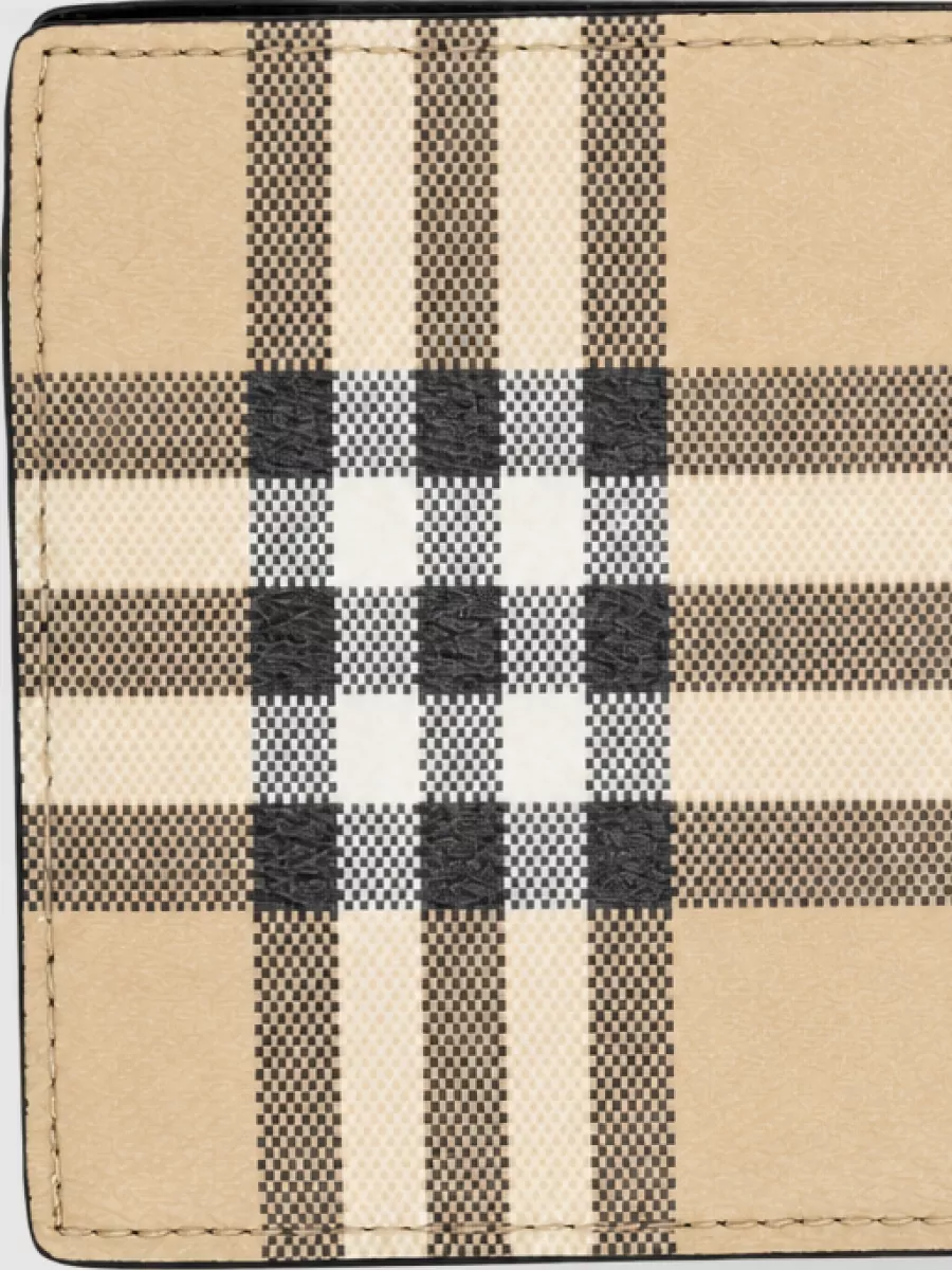Burberry Check Print Bifold Wallet