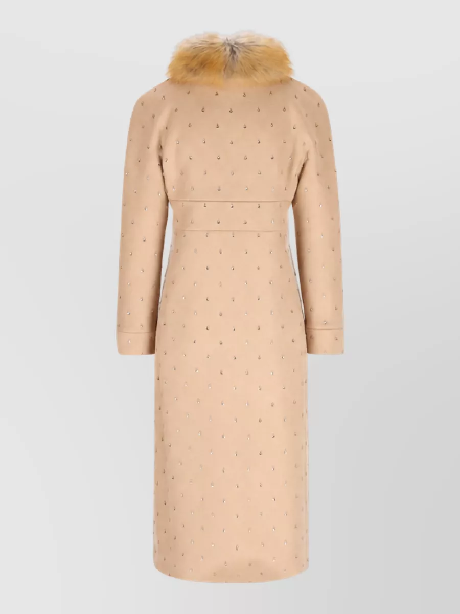 Valentino Garavani Cashmere wool belted long coat