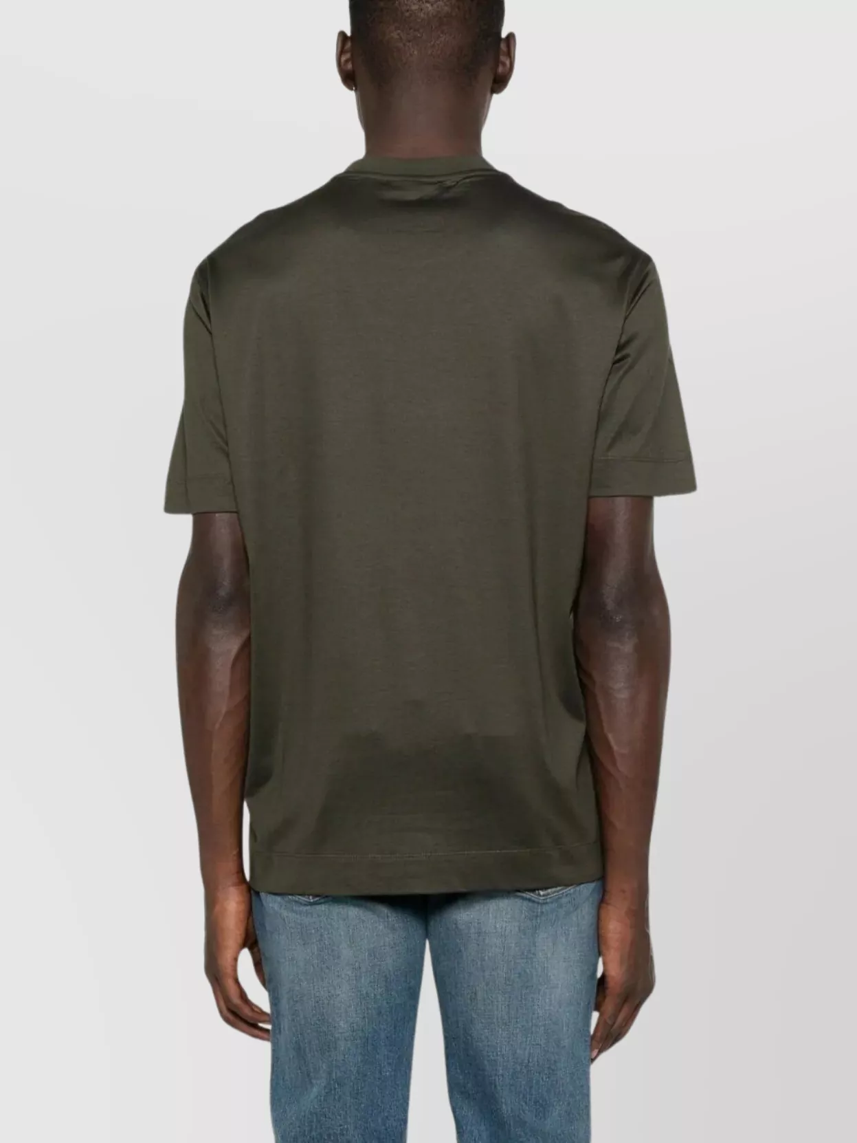 Emporio Armani Short Sleeve Crew Neck Straight Hem T-Shirt