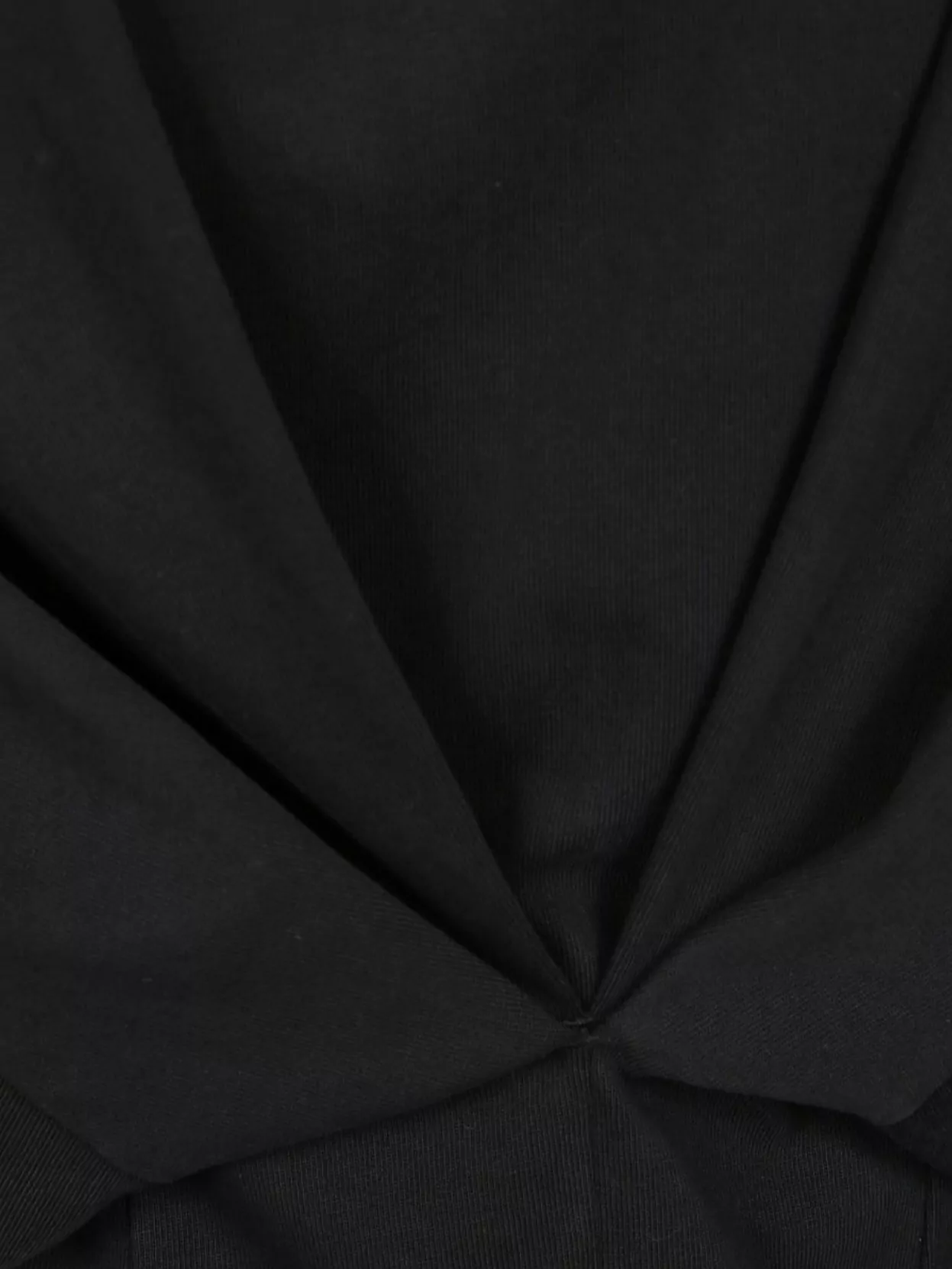 Darkpark Draped Cropped T-Shirt Back Twist