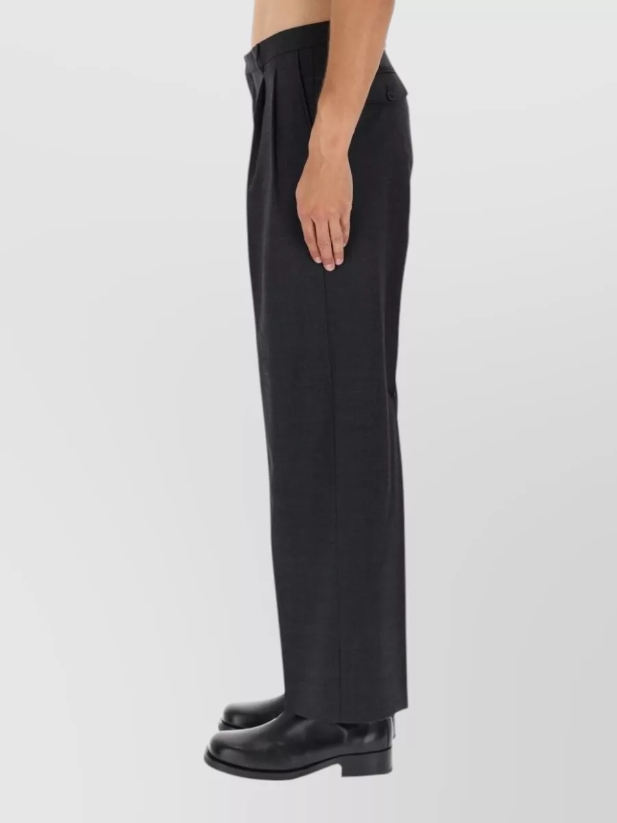 Sunflower Pleated Wide-Leg Trousers