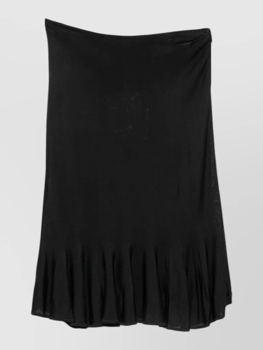 Totême Knitted Fluted Midi Skirt