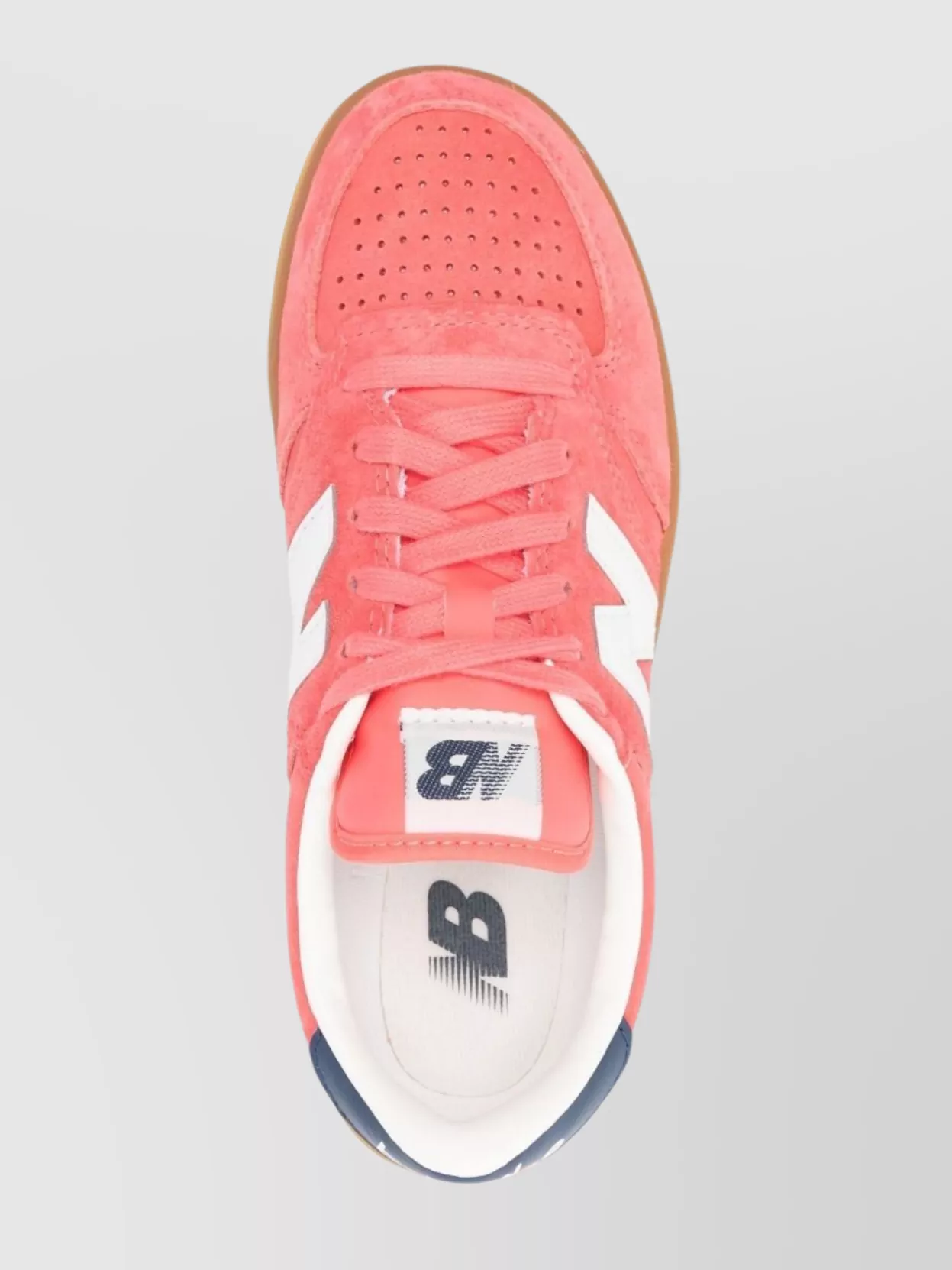 New Balance Perforated Toebox Sneakers With Contrast Heel Tab