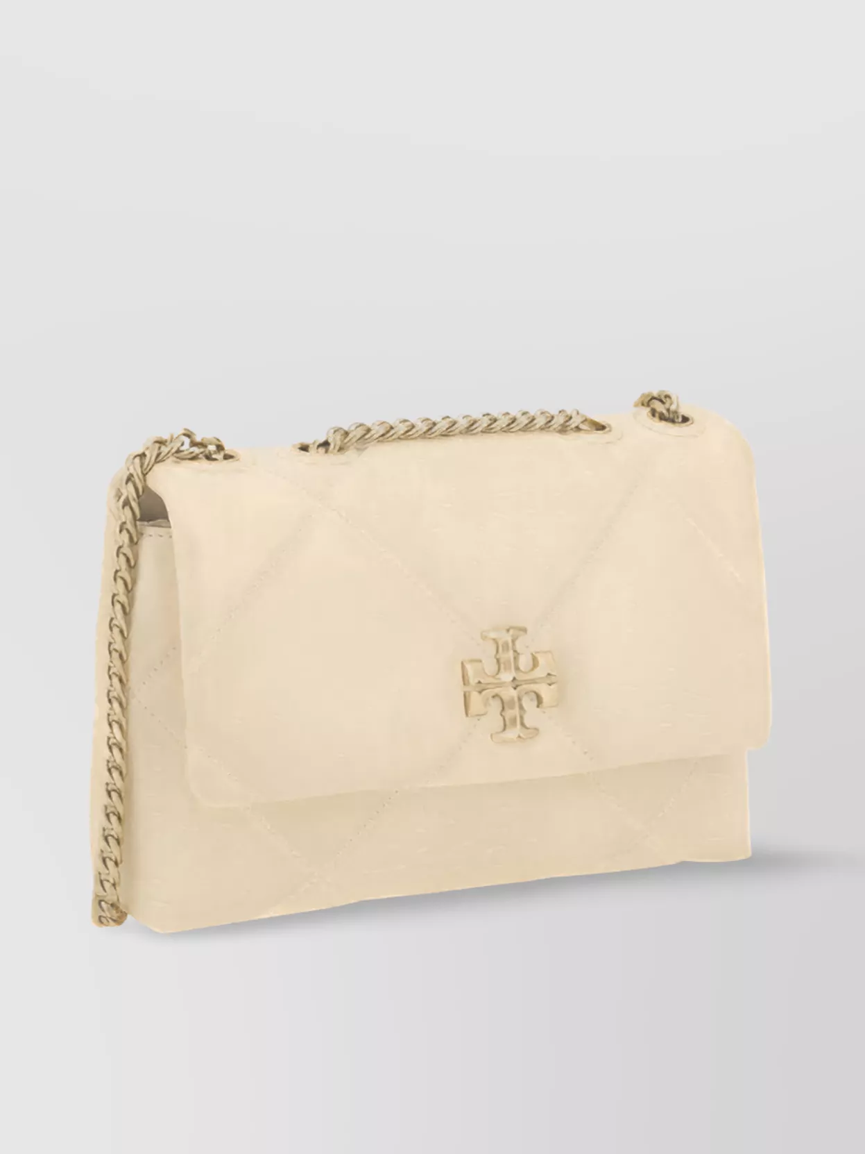 Tory Burch Padded Quilted Small Shoulder Bag In Neutrals