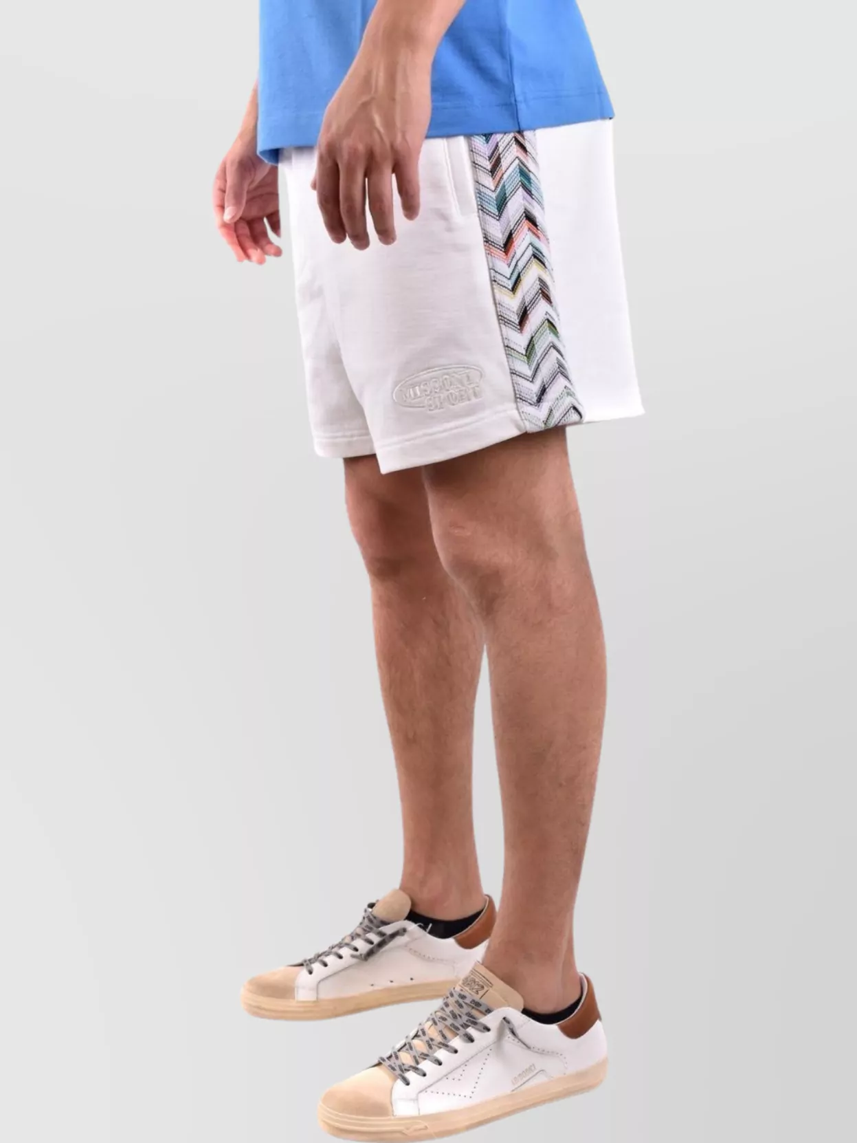 Missoni Elastic Waistband Side Stripe Detail Shorts