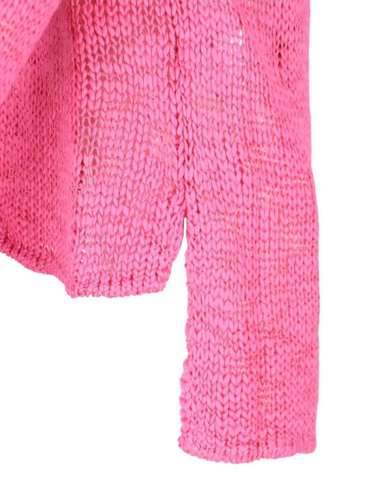 Comme Des Garçons Crewneck Knit Longline Sheer Sweater