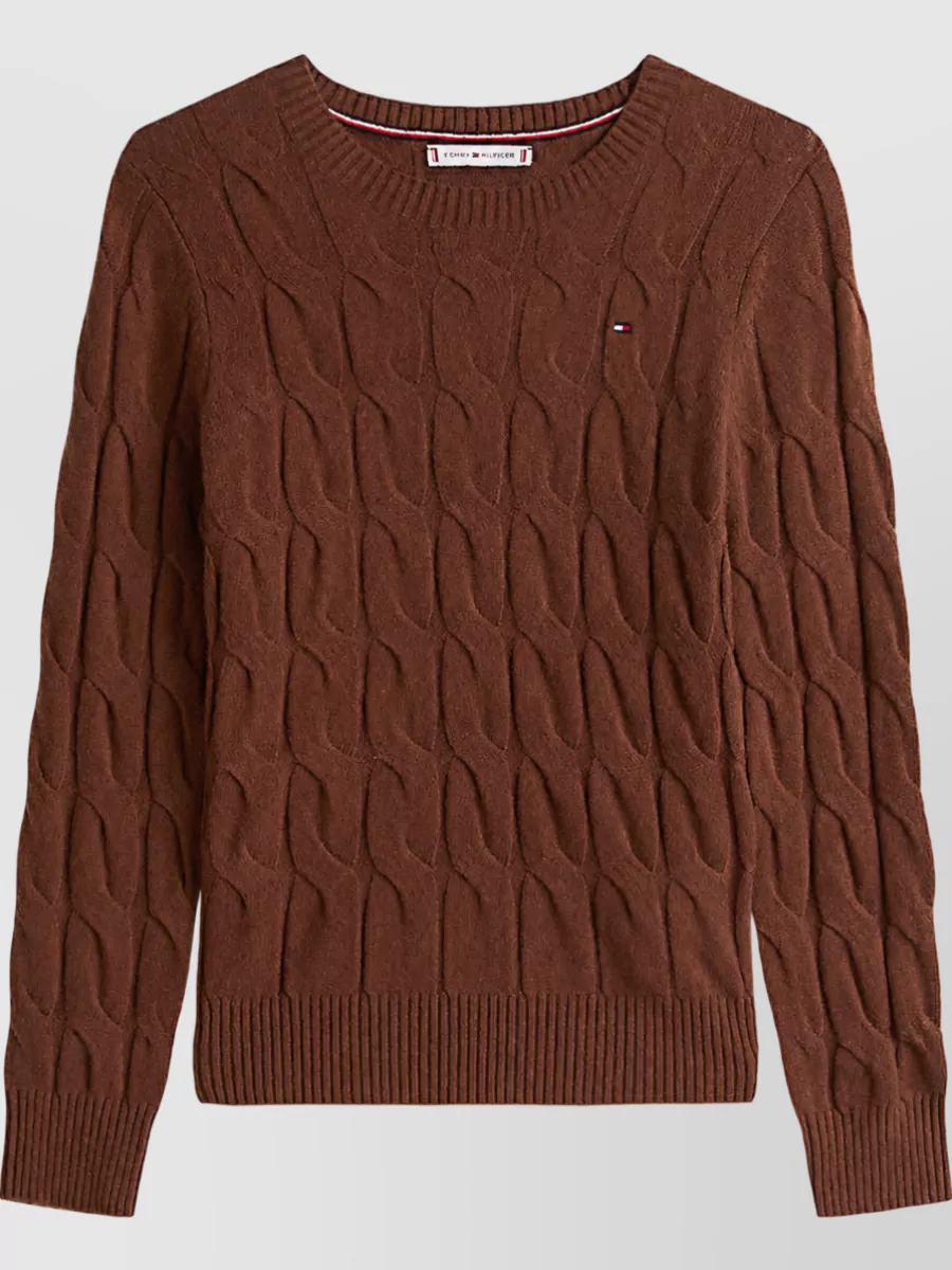 Tommy Hilfiger Cable-Knit Wool Sweatshirt