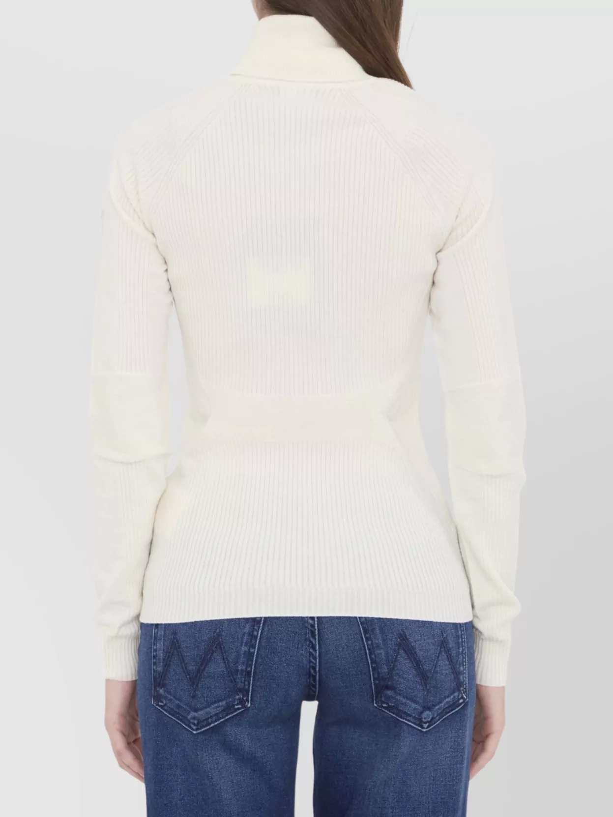Moncler Grenoble Stretch Wool Turtleneck Knit Top