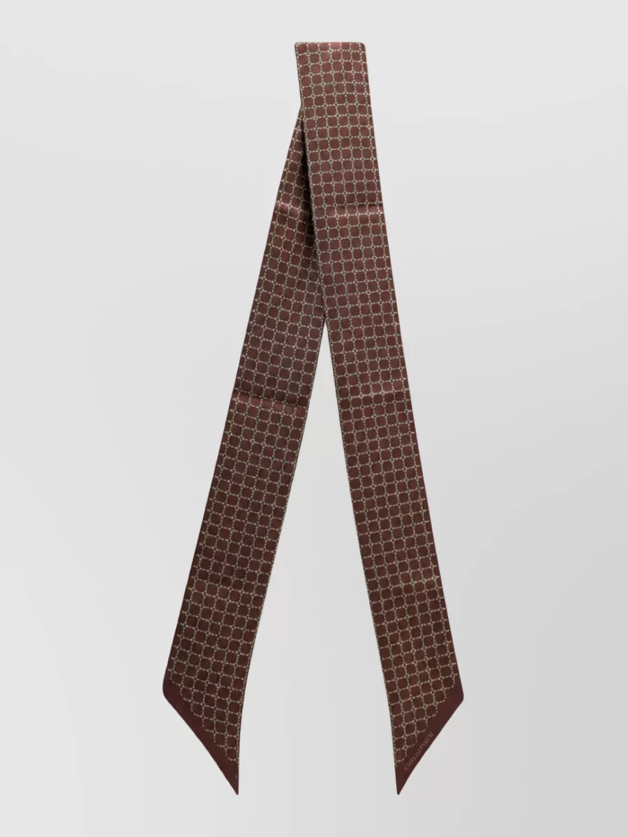 Tagliatore silk geometric-print tie