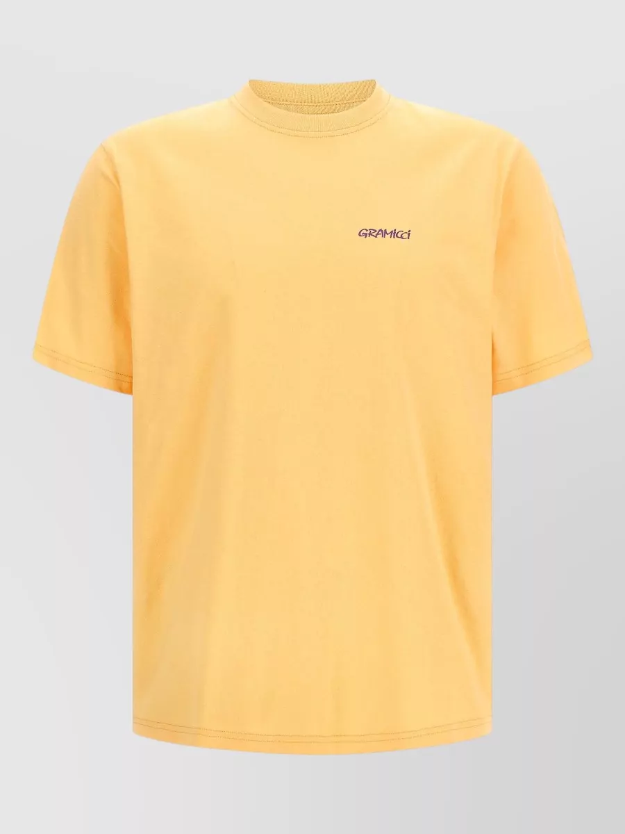 Gramicci Printed cotton crew neck short sleeve t-shirt