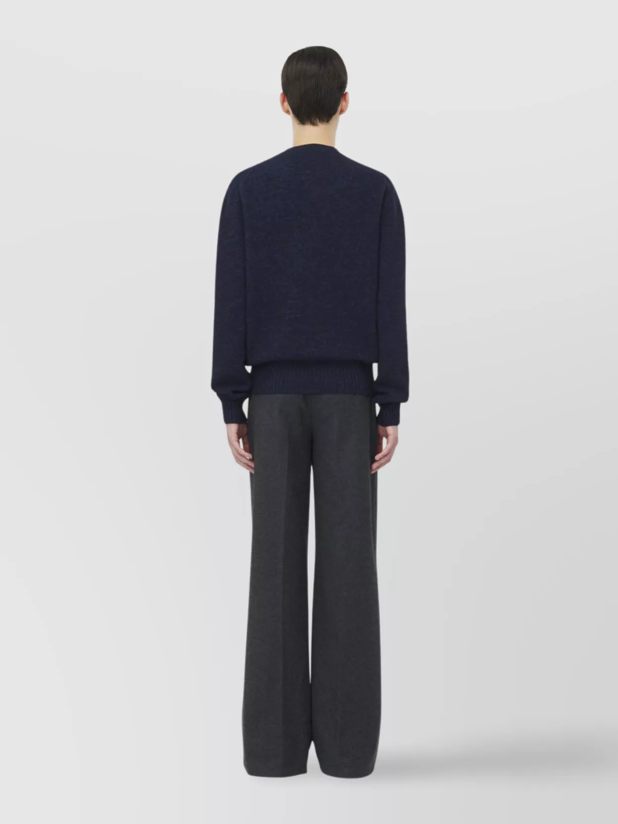 Alexander Mcqueen Crew Neck Sweater Featuring Skull Motif