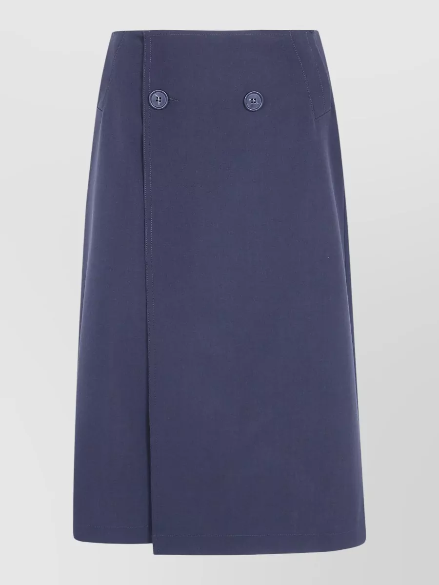 Mm6 Maison Margiela midi wrap skirt