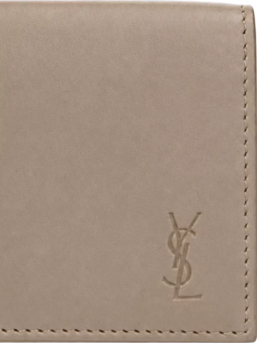 Saint Laurent leather card holder
