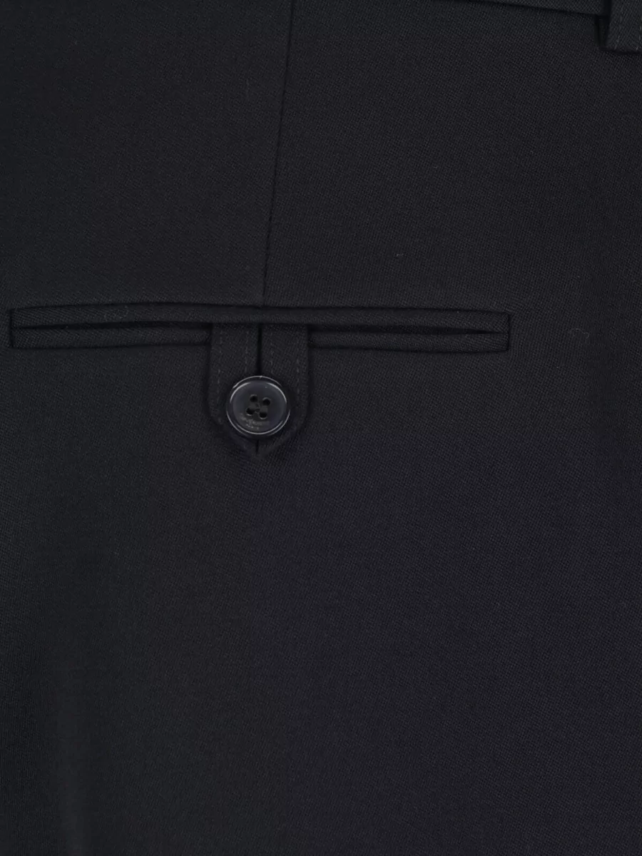 Saint Laurent Wool Straight Bermuda Shorts