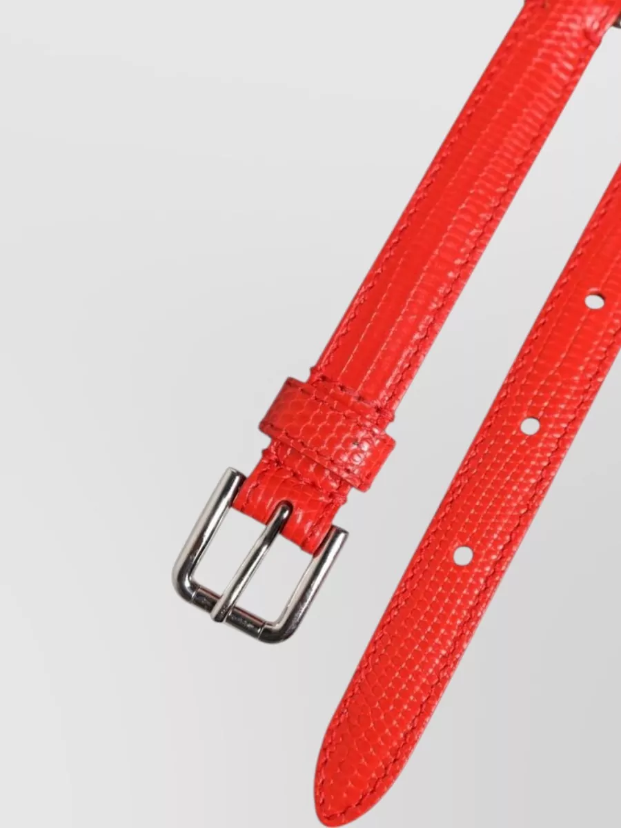 Dolce&Gabbana Leather Chain Belt