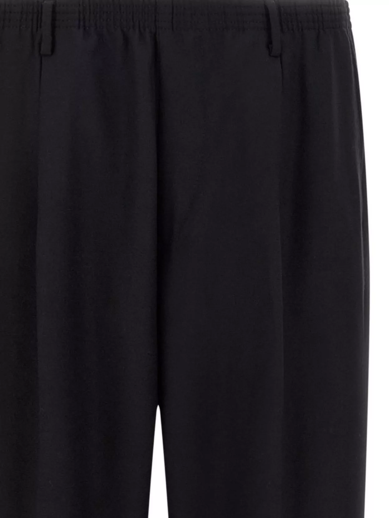 Cellar Door 'lucio' Pleated Front Trousers With Belt Loops In Black
