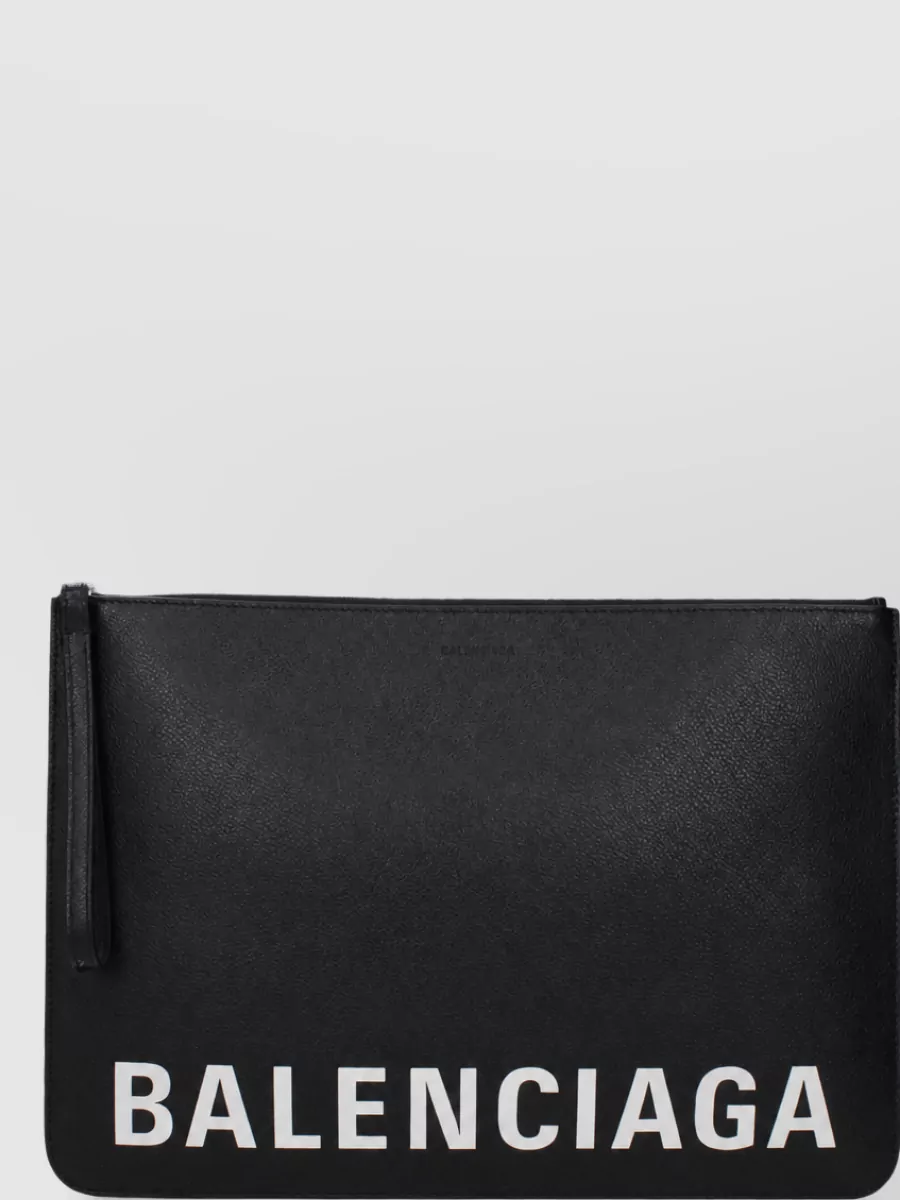 Balenciaga Leather Clutch Bag