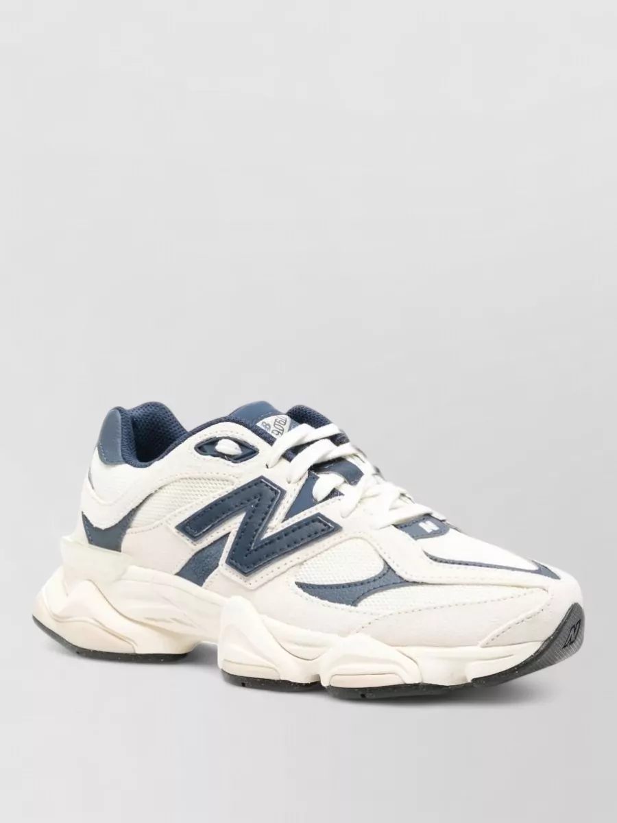 New Balance Calf leather panelled low-top sneakers