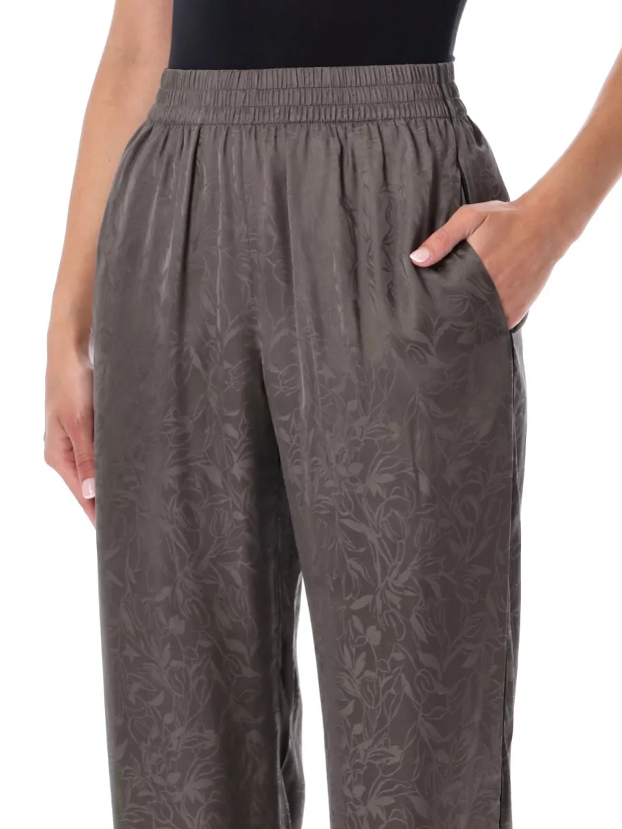 Golden Goose Viscose Jacquard Wide-Leg Pajama Pants