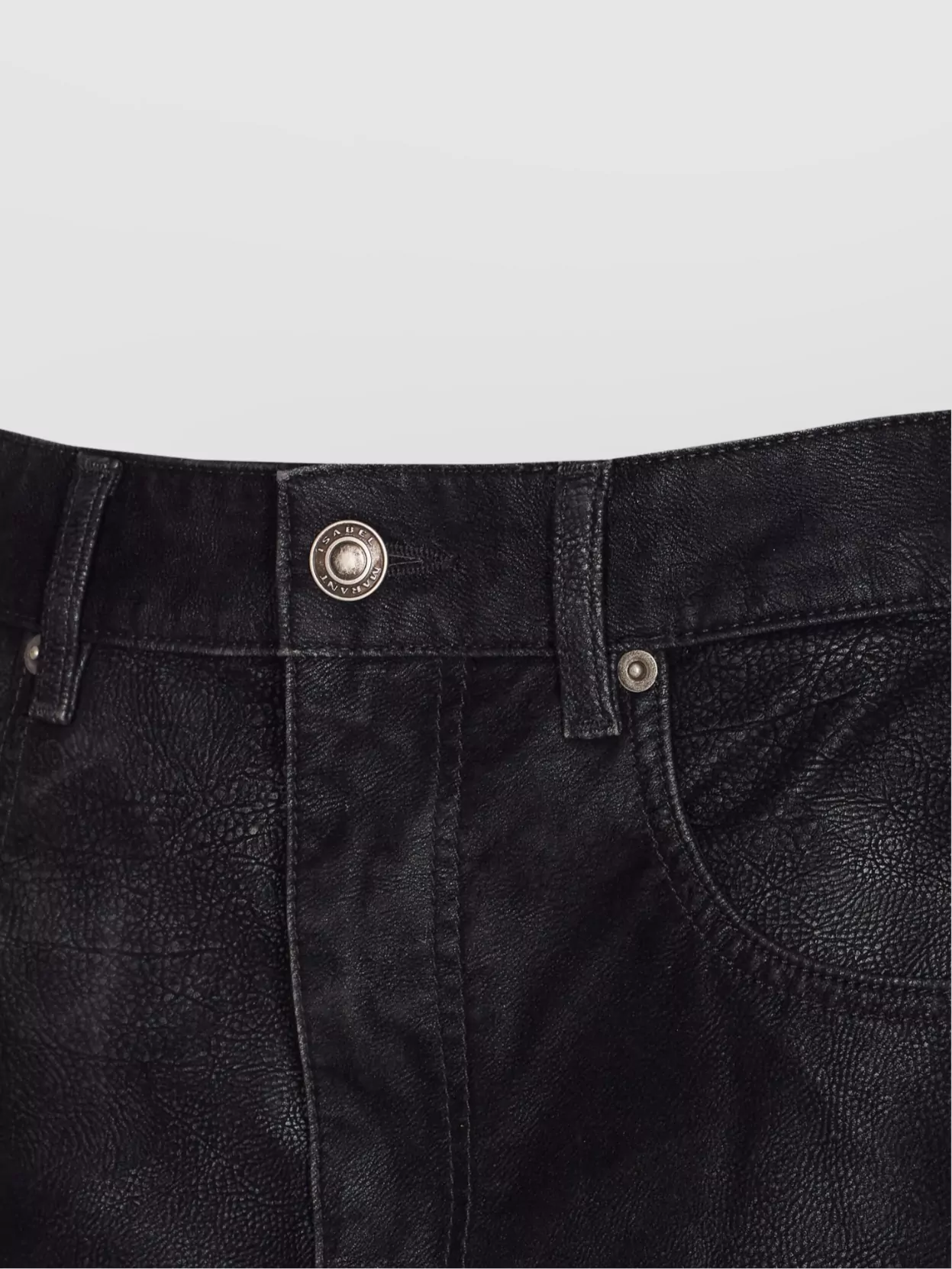 Isabel Marant Etoile Suede Effect Textured Finish Skirt