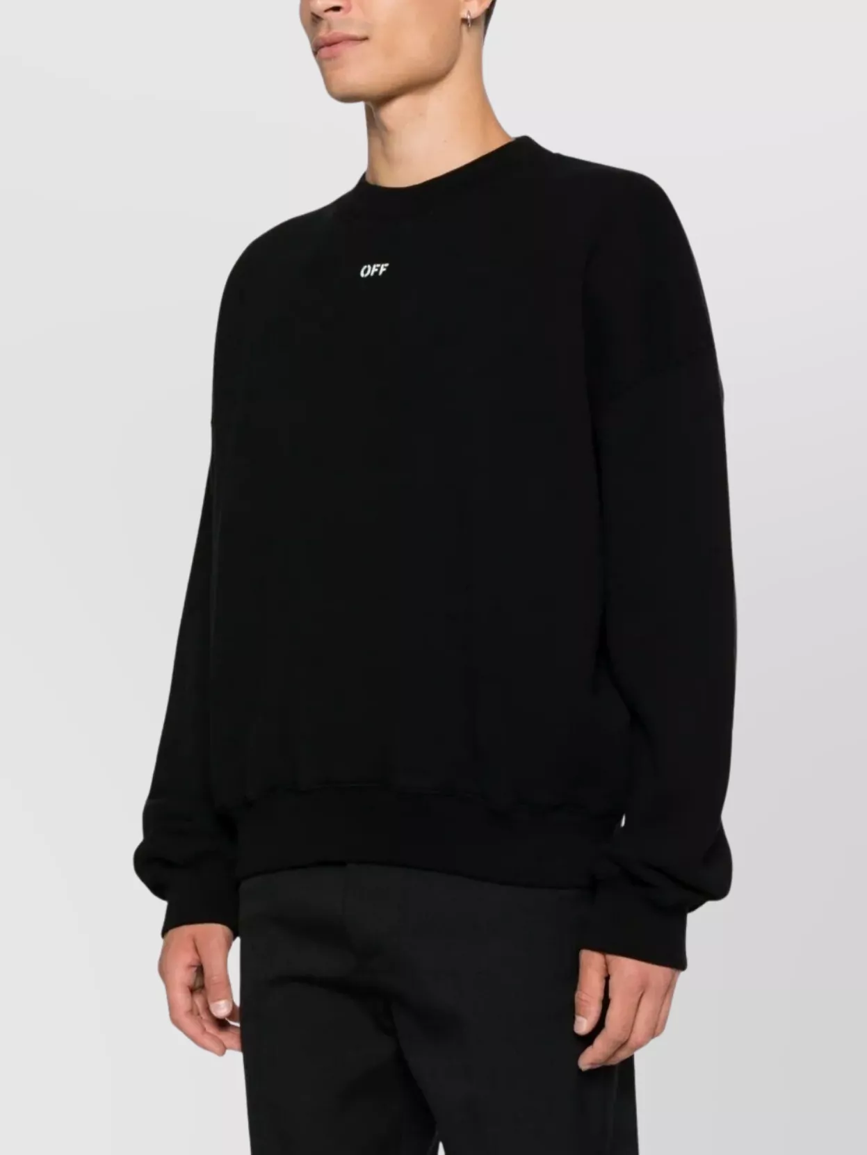Off-White Logo Dots Crew Neck Sweater