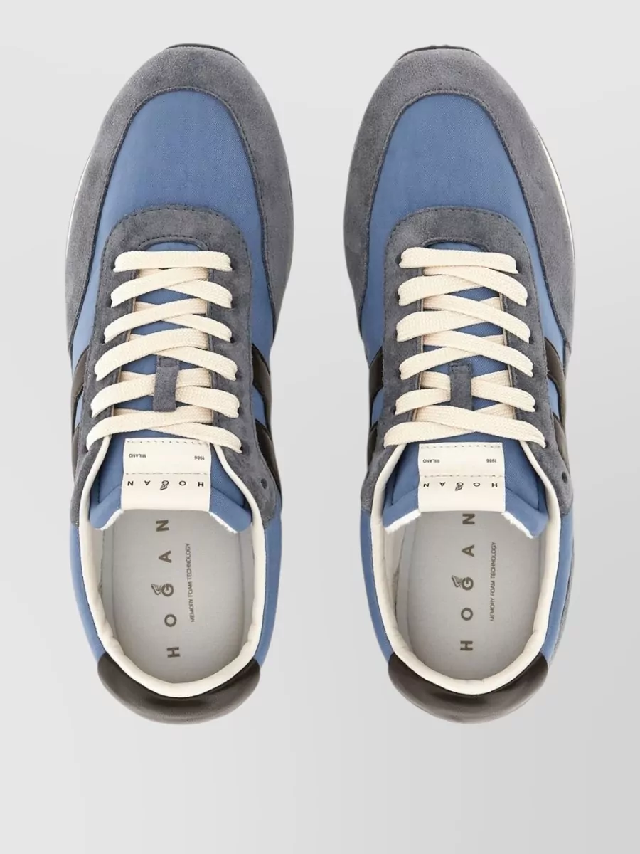 Hogan H699 Sneakers Contrast Stitching Round Toe