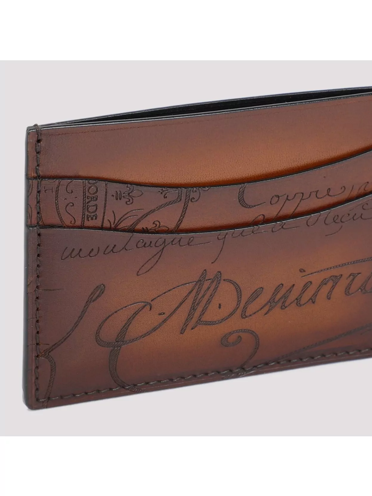 Berluti Bambou Neo Venezia Leather Card Case