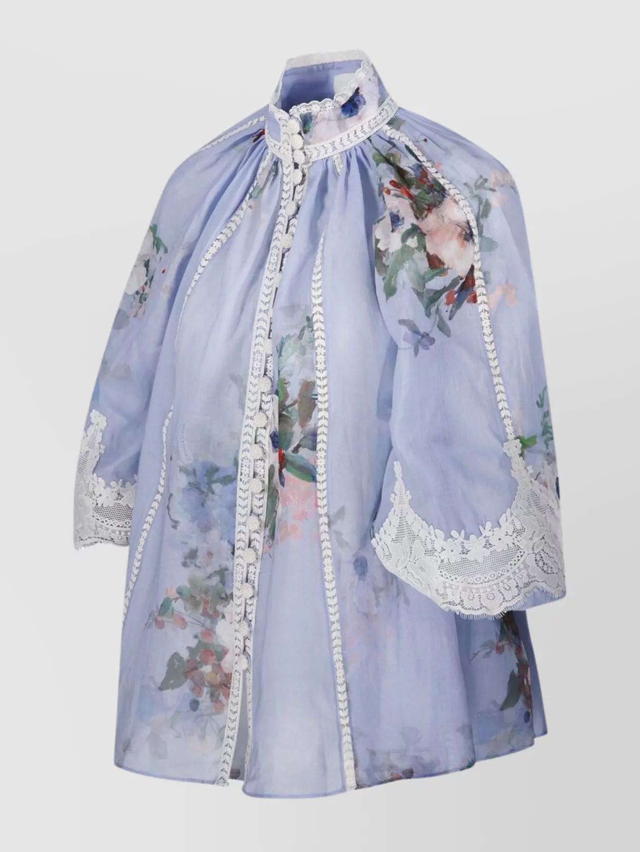 Zimmermann Everley Lace Trim Shirt