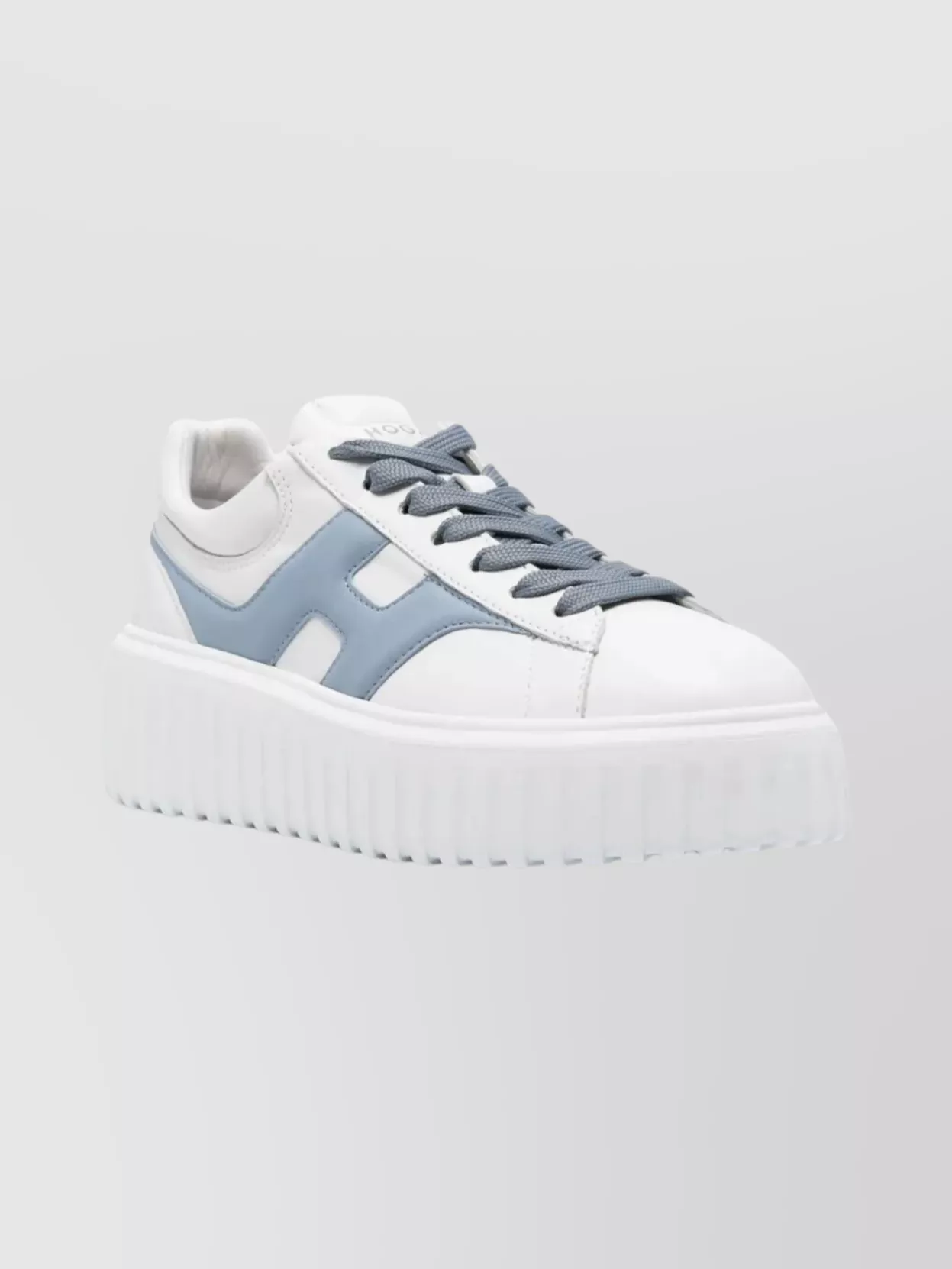 Hogan Sneakers With Panelled Design And Platform Sole In White