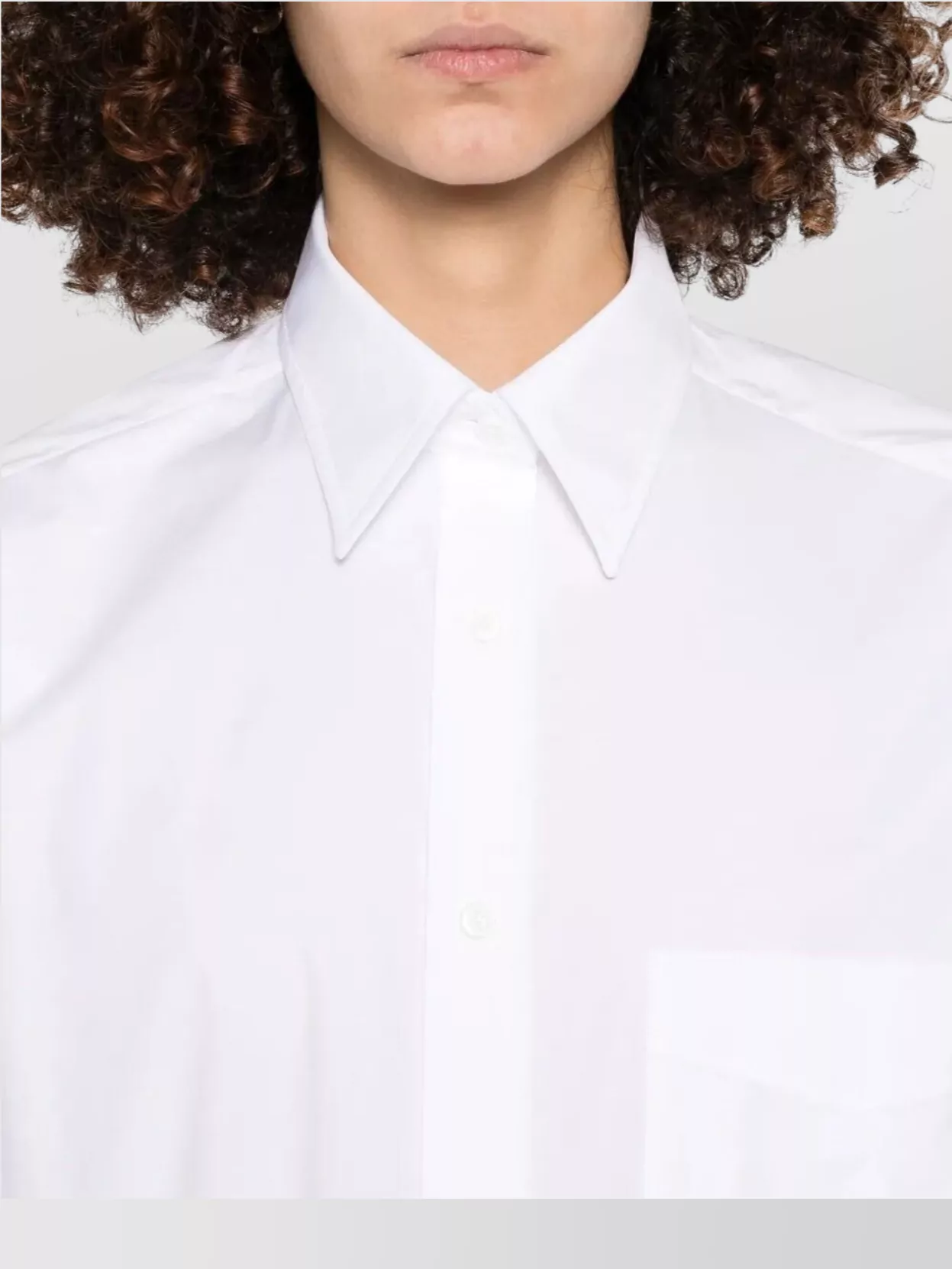 Moschino Shirt With Chest Pocket And Pleats