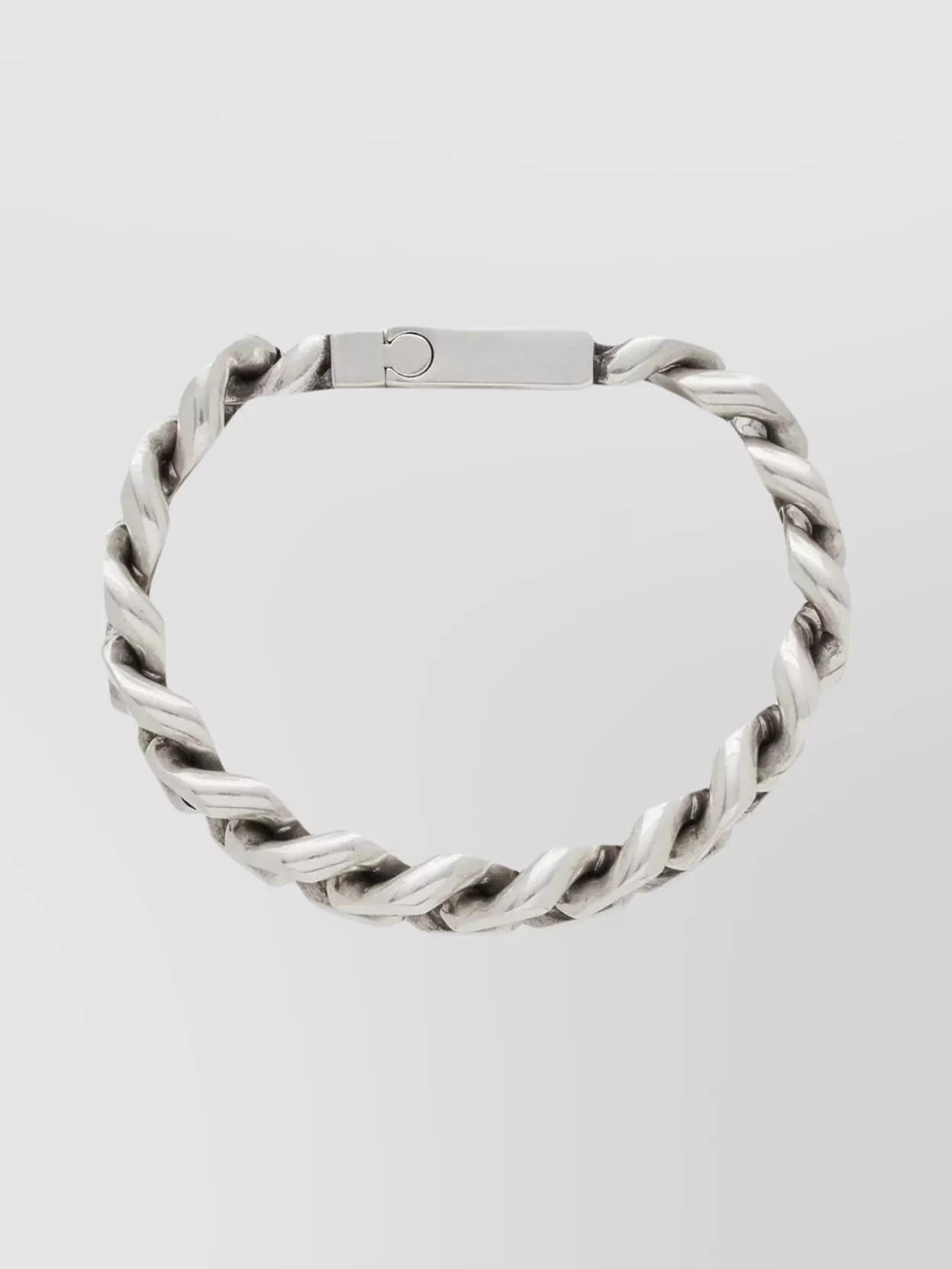 Shop Saint Laurent Curb Chain Link Bracelet