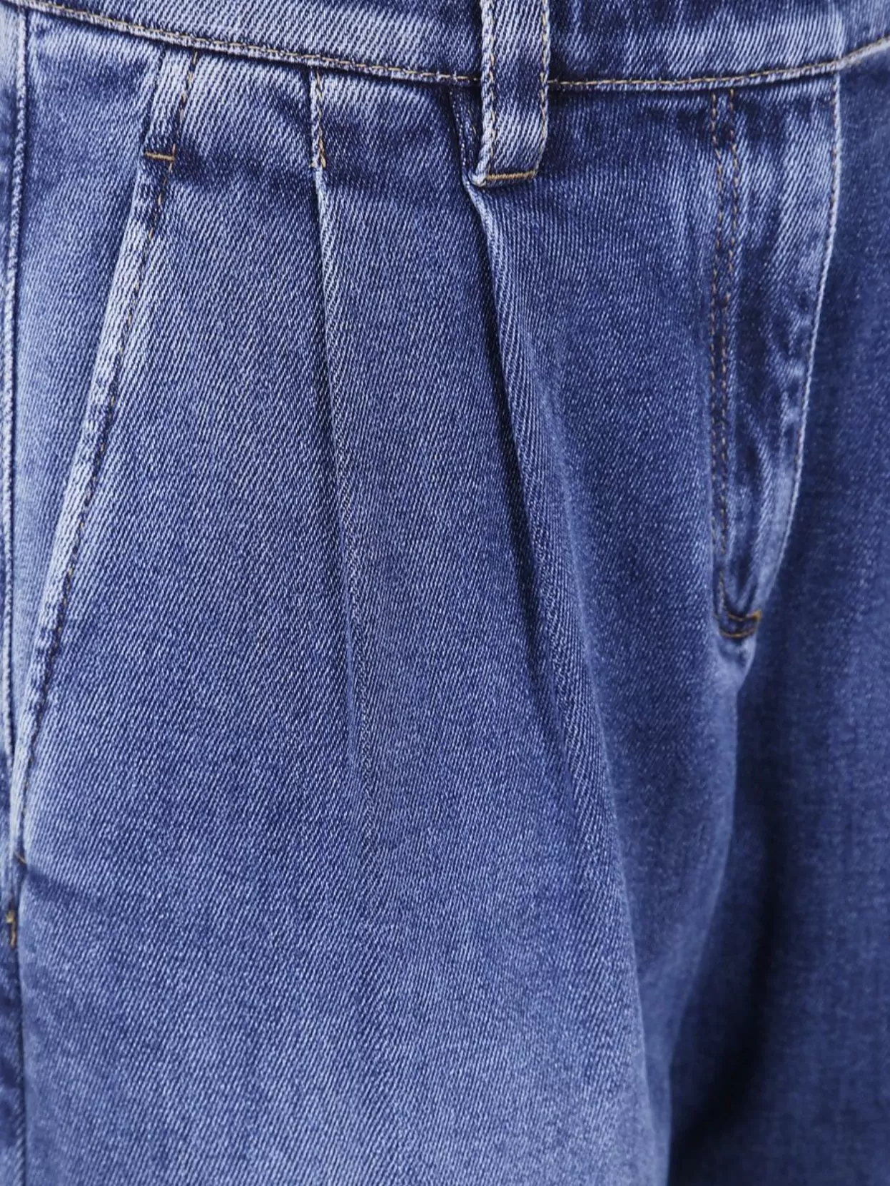 Brunello Cucinelli Wide Leg Denim Trousers