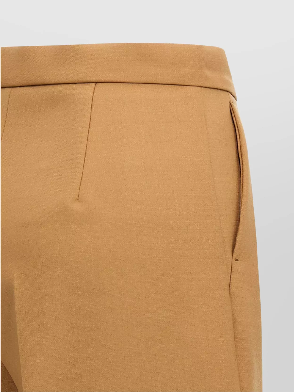 Max Mara High Waist Pleated Shorts With Belt Loops