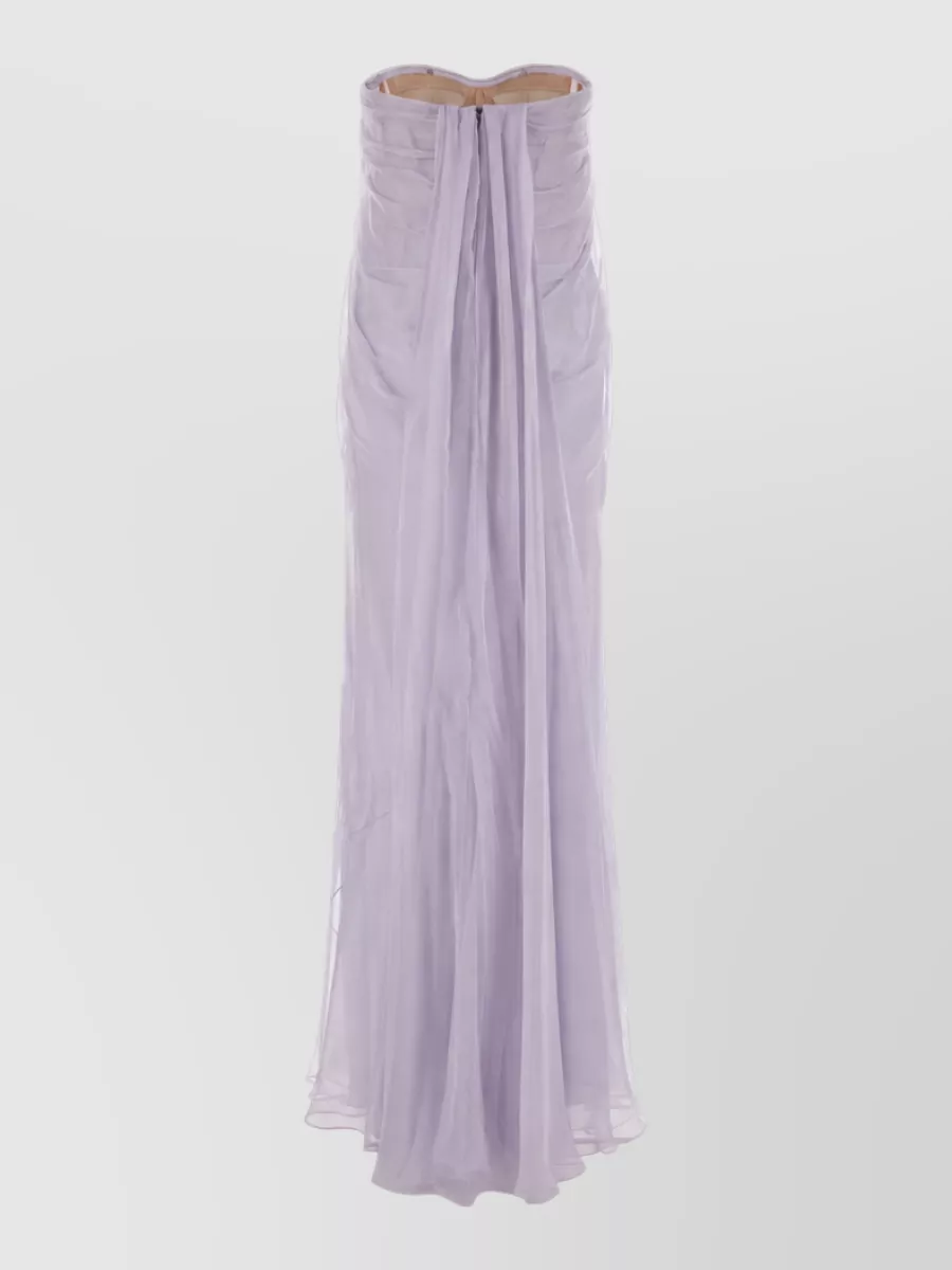 Alexander Mcqueen Silk Maxi Dress