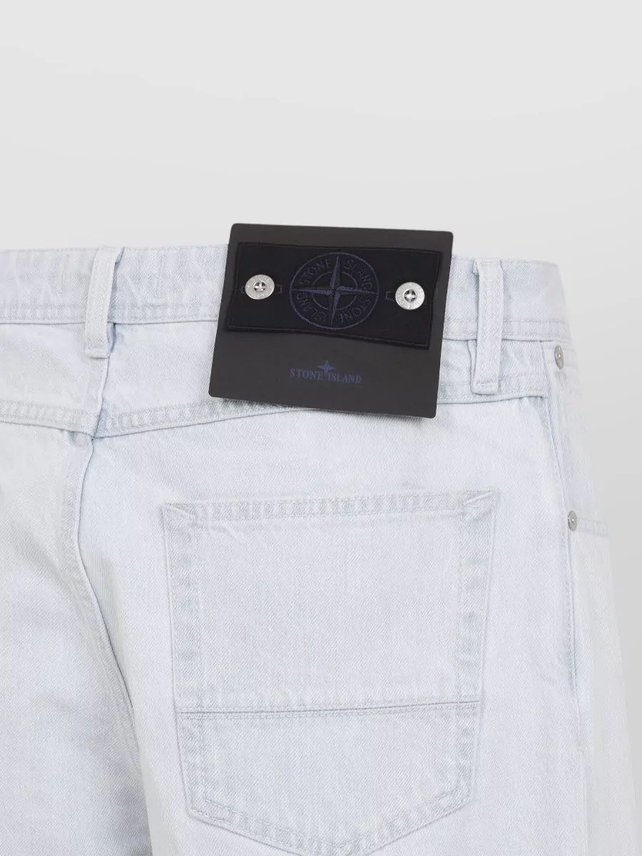 Stone Island Branded Cotton Jeans Trousers Belt Loops