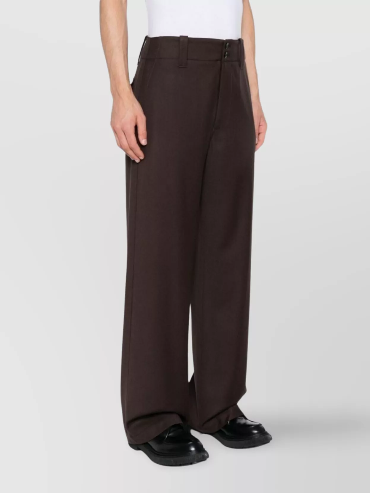 Giorgio Armani Straight Leg Trousers With Pockets