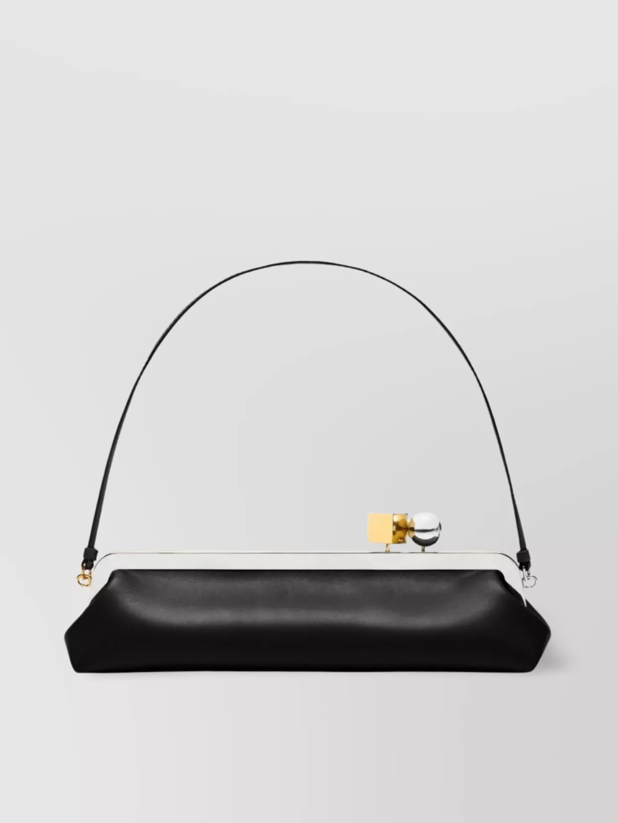 Jacquemus Rectangular Silhouette Clutch Bag With Top Handle