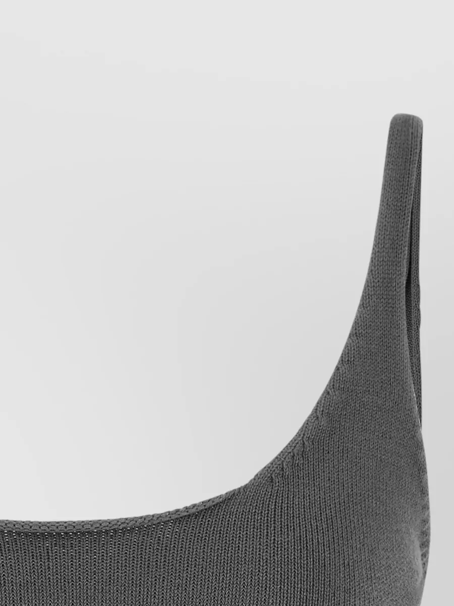Entire Studios Cotton Ribbed Cropped Top
